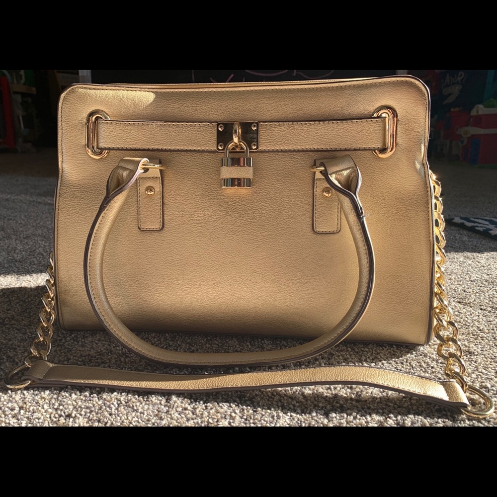 Charming Charlie Gold Purse